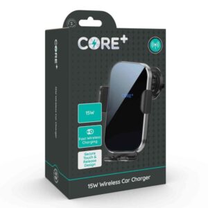 CORE+ Wireless Car Charger Combo 15W from Harrisons Direct