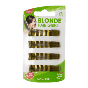 Capitol Blonde Hair Grips 24's in hang pack from Harrisons Direct