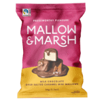 Mallow & Marsh Milk Chocolate Salted Caramel Mini Mallows 36g bags from Harrisons Direct