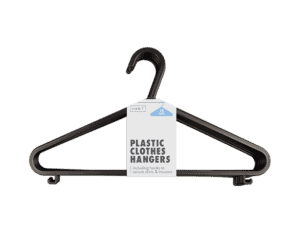 Plastic Coat Hangers 15 pack from Harrisons Direct