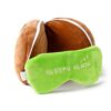 Relaxeazzz Sloth Plush Travel Pillow & Eye Masks from Harrisons Direct