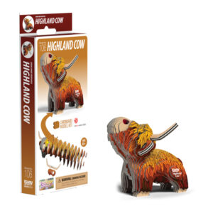 EUGY Highland Cow 3D Craft Kit from Harrisons Direct