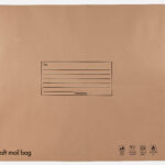 Eco Kraft Mail Bags Extra Large 420 x 500 x 70mm from Harrisons Direct