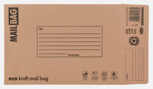 Eco Kraft Mail Bags Small 160 x 230 x 50mm from Harrisons Direct