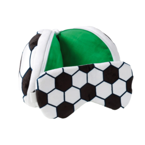 Relaxeazzz Football Plush Travel Pillow & Eye Mask from Harrisons Direct