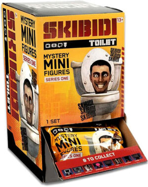 Skibidi Toilet Mystery Mini Figure in CDU from Harrisons Direct