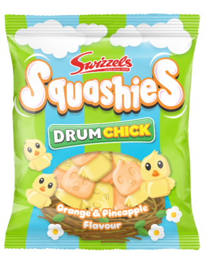 Swizzels Squashies Drumchick 120g bags from Harrisons Direct