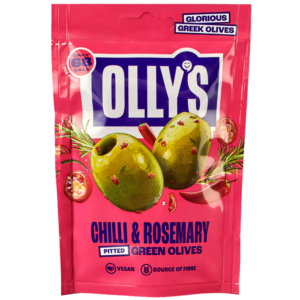 Olly's Chilli & Rosemary Olives 50g from Harrisons Direct