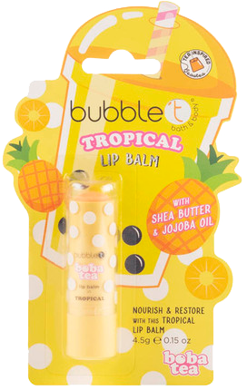 Bubble T Lip Balm Tropical 4.5g from Harrisons Direct