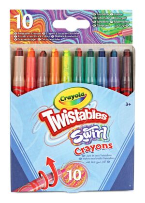 Crayola Twistables Swirl Crayons 10's Hang Pack from Harrisons Direct