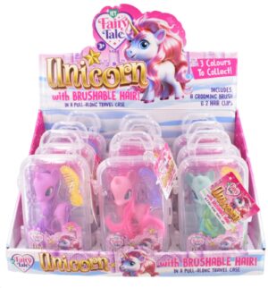 Fairy Tale Unicorn in Pullable Travel Case CDU from Harrisons Direct