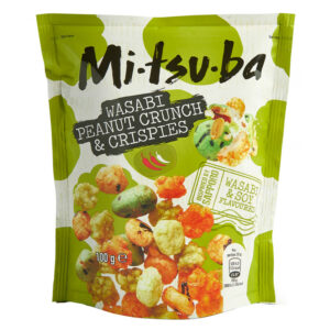 Mitsuba Wasabi Peanut Crunch Crispies 100g from Harrisons Direct