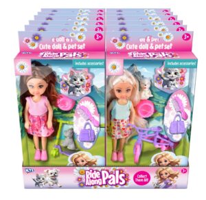 Ride Along Pals Cute Doll & Pet Set from Harrisons Direct