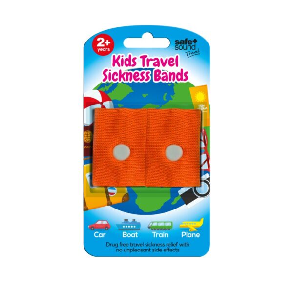 Safe & Sound Travel Kids Motion Sickness Bands from Harrisons Direct