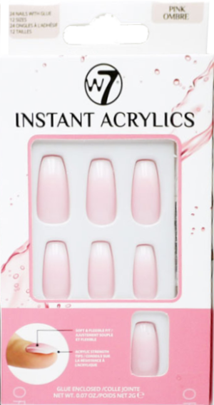 W7 Acrylics Nails Instant Assorted from Harrisons Direct