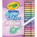 Crayola Pastel Supertips 20's Hang Pack from Harrisons Direct