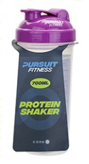 Fitness Protein Bottle 700ml Purple from Harrisons Direct