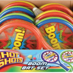 Hot Shots Boom Bat Set CDU from Harrisons Direct