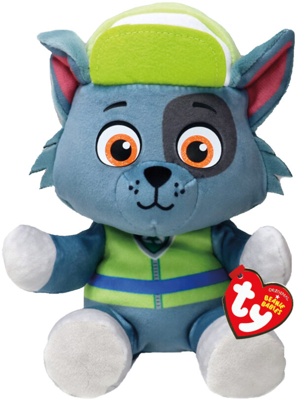 TY Beanie Boos Paw Patrol Rocky 6" Plush from Harrisons Direct