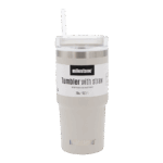 Milestone Tumbler Almond with Straw 560ml from Harrisons Direct