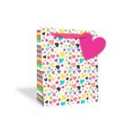 Gift Bag Medium Colourful Hearts from Harrisons Direct