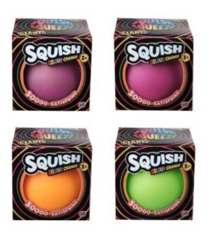 Squish-Squeeze 10cm Colour Change Stress Ball from Harrisons Direct