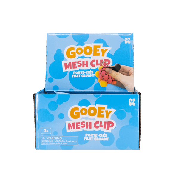 Gooey Mesh Keyring CDU from Harrisons Direct