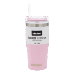 Milestone Tumbler Gradiant Pink with Straw 560ml from Harrisons Direct