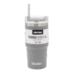 Milestone Tumbler Gradiant Grey with Straw 560ml from Harrisons Direct