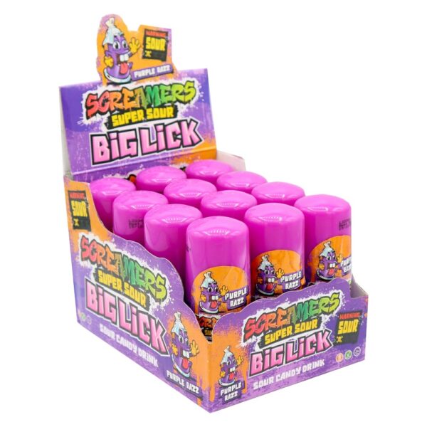 Zed Candy Screamers Purple Razz Big Lick 60ml from Harrisons Direct