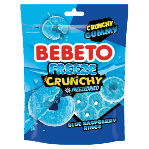 Bebeto Freeze Crunchy Blue Raspberry 35g from Harrisons Direct