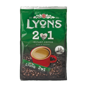 Lyons Instant Coffee 2 in 1 – 10 x 16g from Harrisons Direct