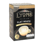 Lyons Flat White 12 x 15g from Harrisons Direct