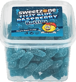 Sweetzone Blue Raspberry Bottles 170g Tub from Harrisons Direct