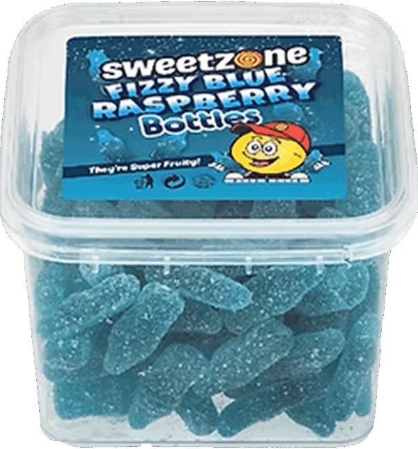 Sweetzone Blue Raspberry Bottles 170g Tub from Harrisons Direct