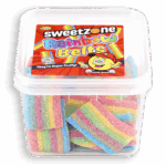 Sweetzone Rainbow Belts 170g Tub from Harrisons Direct