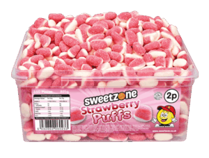 Sweetzone Strawberry Puffs PMP 2p from Harrisons Direct