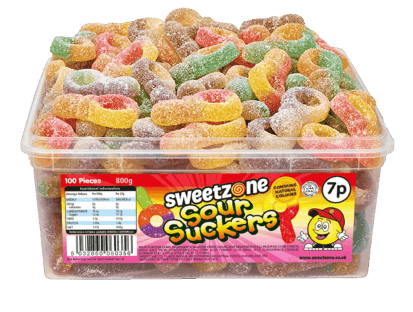Sweetzone Sour Suckers PMP 7p from Harrisons Direct