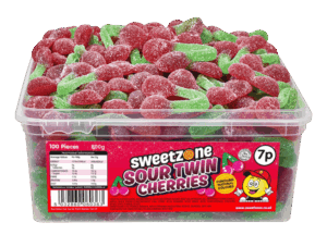 Sweetzone Sour Twin Cherries PMP 7p from Harrisons Direct