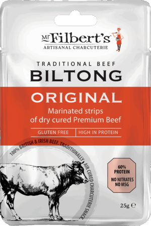 Wholesale Mr Filbert's Biltong - Original 25g from Harrisons Direct