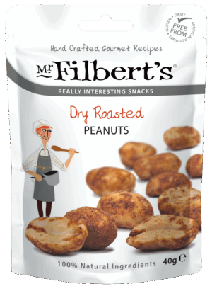 Wholesale Mr Filbert's Dry Roasted Peanuts 40g from Harrisons Direct