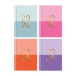 Wholesale 2026 Diary Pocket Week To View 4 Assorted Trend from Harrisons Direct