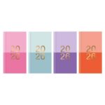 Wholesale 2026 Diary Slim Week To View 4 Assorted Trend from Harrisons Direct