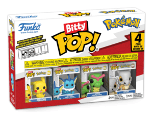 Wholesale Funko Bitty Pop Pokémon Pikachu 4 Pack from Harrisons Direct