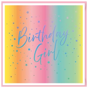 Birthday Card - Open Birthday Girl from Harrisons Direct