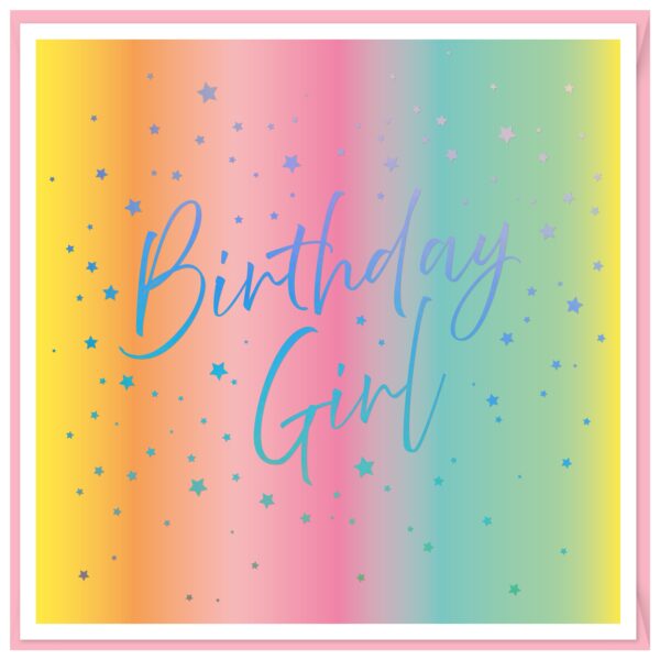 Birthday Card - Open Birthday Girl from Harrisons Direct