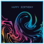 Birthday Card - Open Birthday Vibes from Harrisons Direct