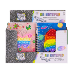 Poppit Front A5 Notebook 4 Assorted from Harrisons Direct